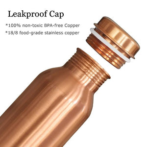 Premium Finish Copper Bottle by Yellow Tribe