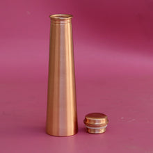 Load image into Gallery viewer, Sleek Design Copper Bottle by Yellow Tribe
