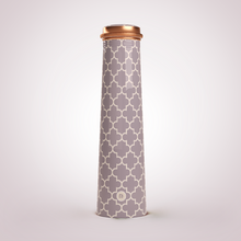 Load image into Gallery viewer, Printed Sleek Design Copper Bottle by Yellow Tribe
