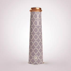 Printed Sleek Design Copper Bottle by Yellow Tribe