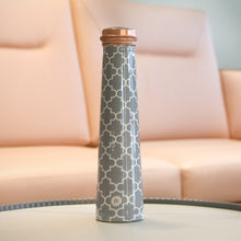 Load image into Gallery viewer, Printed Sleek Design Copper Bottle by Yellow Tribe
